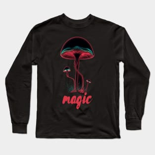 Magic Mushrooms, hallucinogenic mushrooms, microdose mushrooms, psilocybin mushroom Long Sleeve T-Shirt